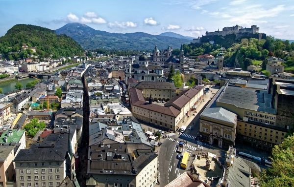 Avio karte Niš Salzburg panorama iz vazduha