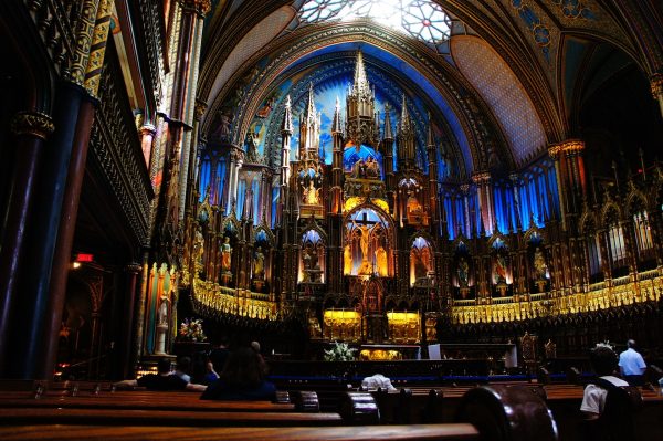 Avio karte Beograd Montreal basilika Church Notre-Dame