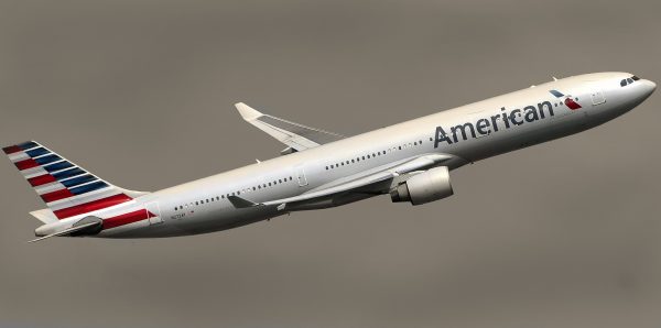 American Airlines avion uzletanje